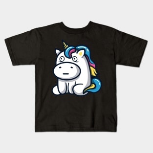 The Search for Meaning: An Existential Unicorn in a Quest for Understanding Kids T-Shirt